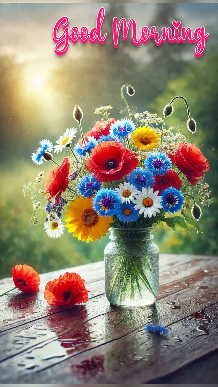 most beautiful good-morning flowers images