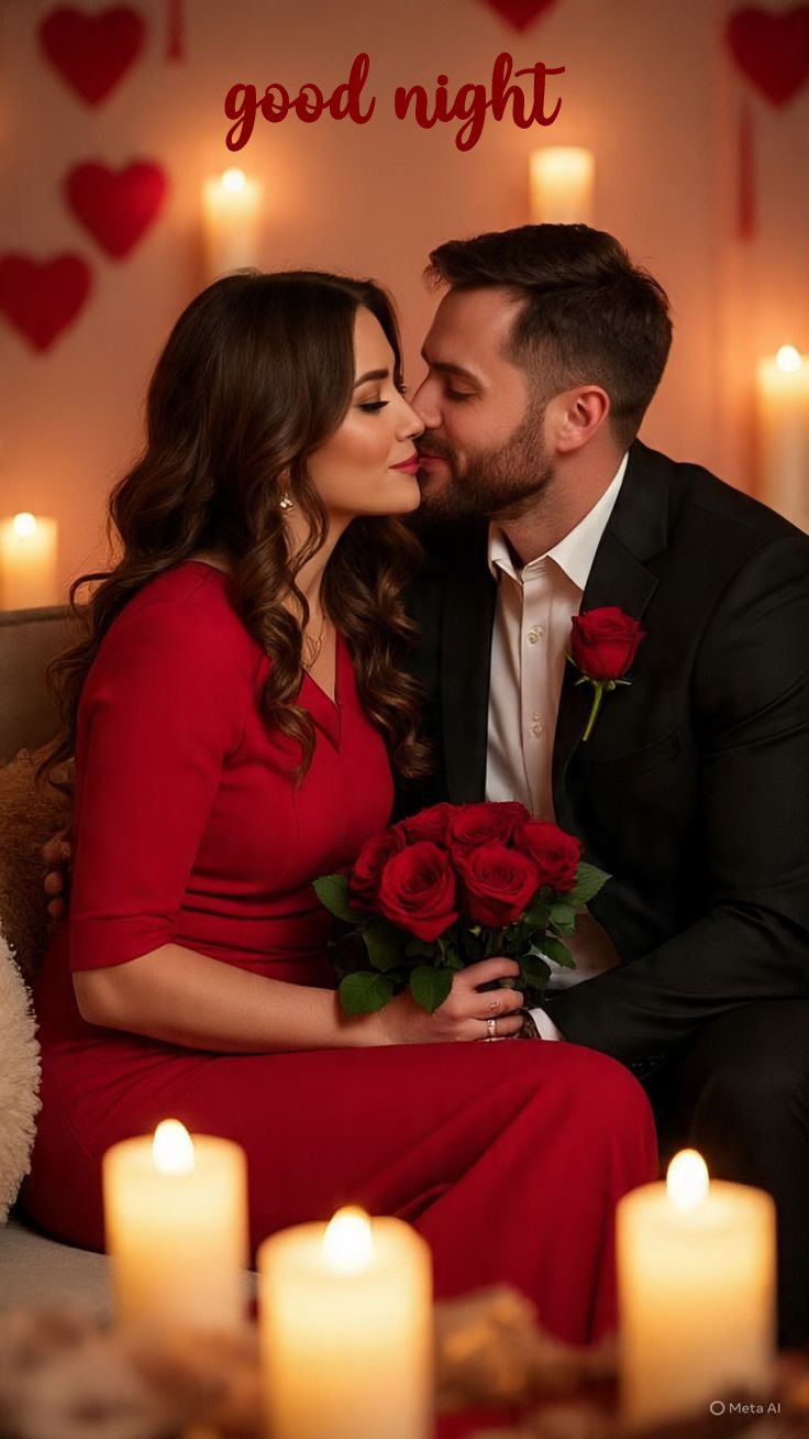good night romantic images for lover