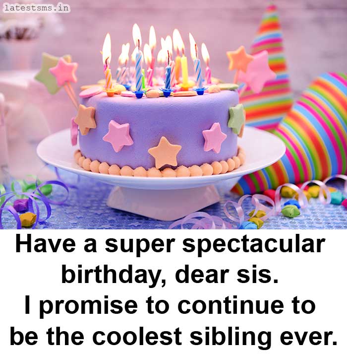 Birthday wishes for younger sister