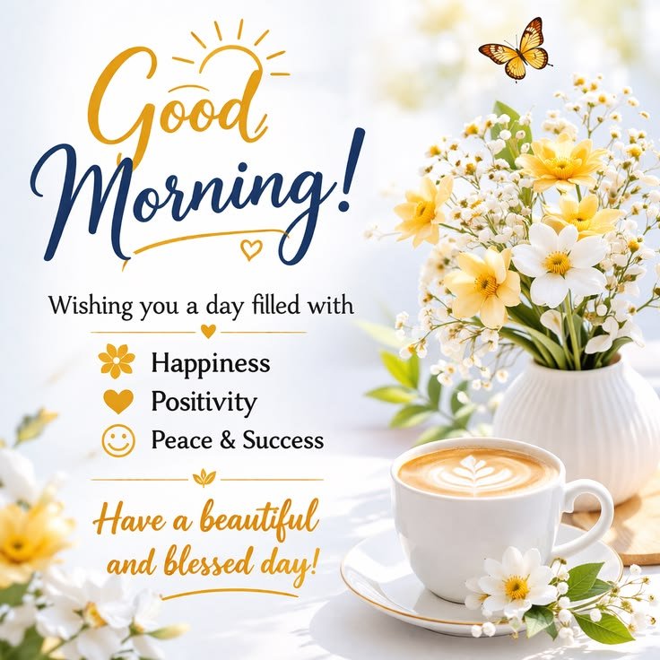 Cute good morning wishes photo