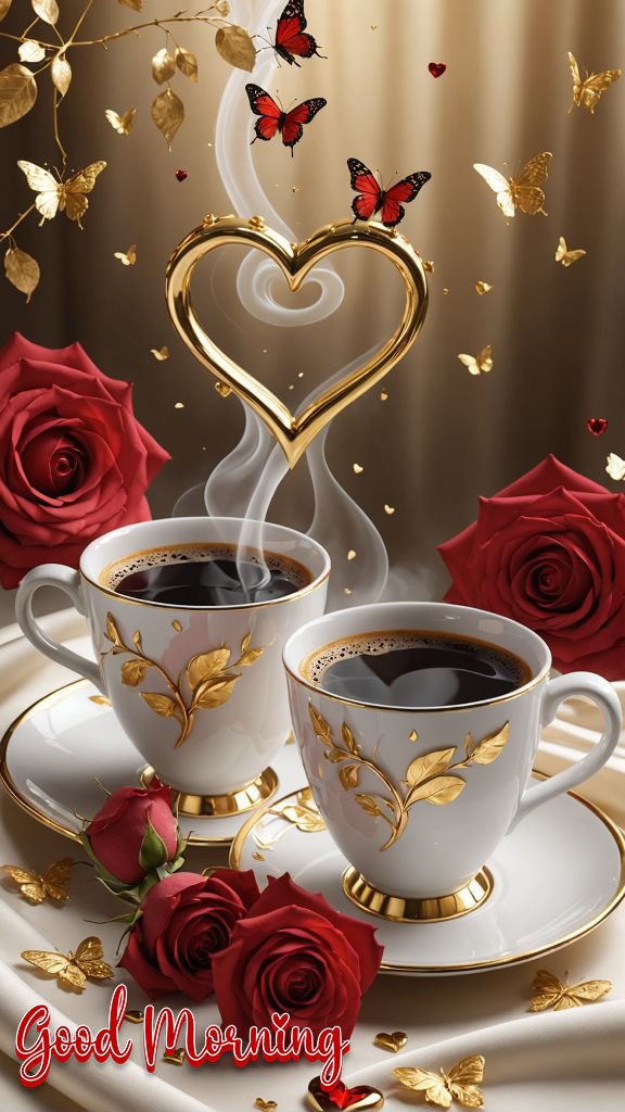 beautiful good morning tea wishes for love