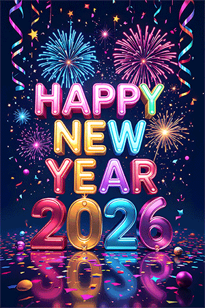 animated cute happy new year GIF