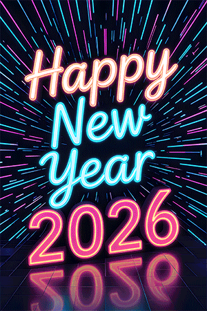 happy new year glitter gif