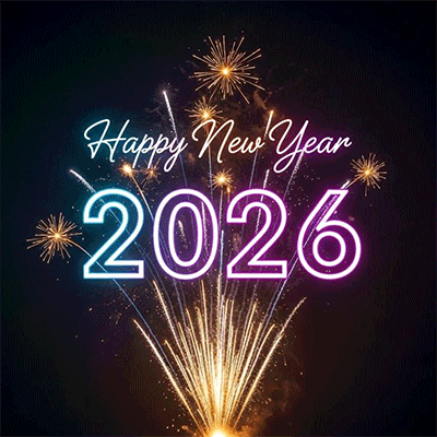 happy new year wishes 2026 GIF