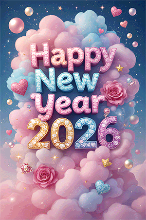 romantic happy new year gif